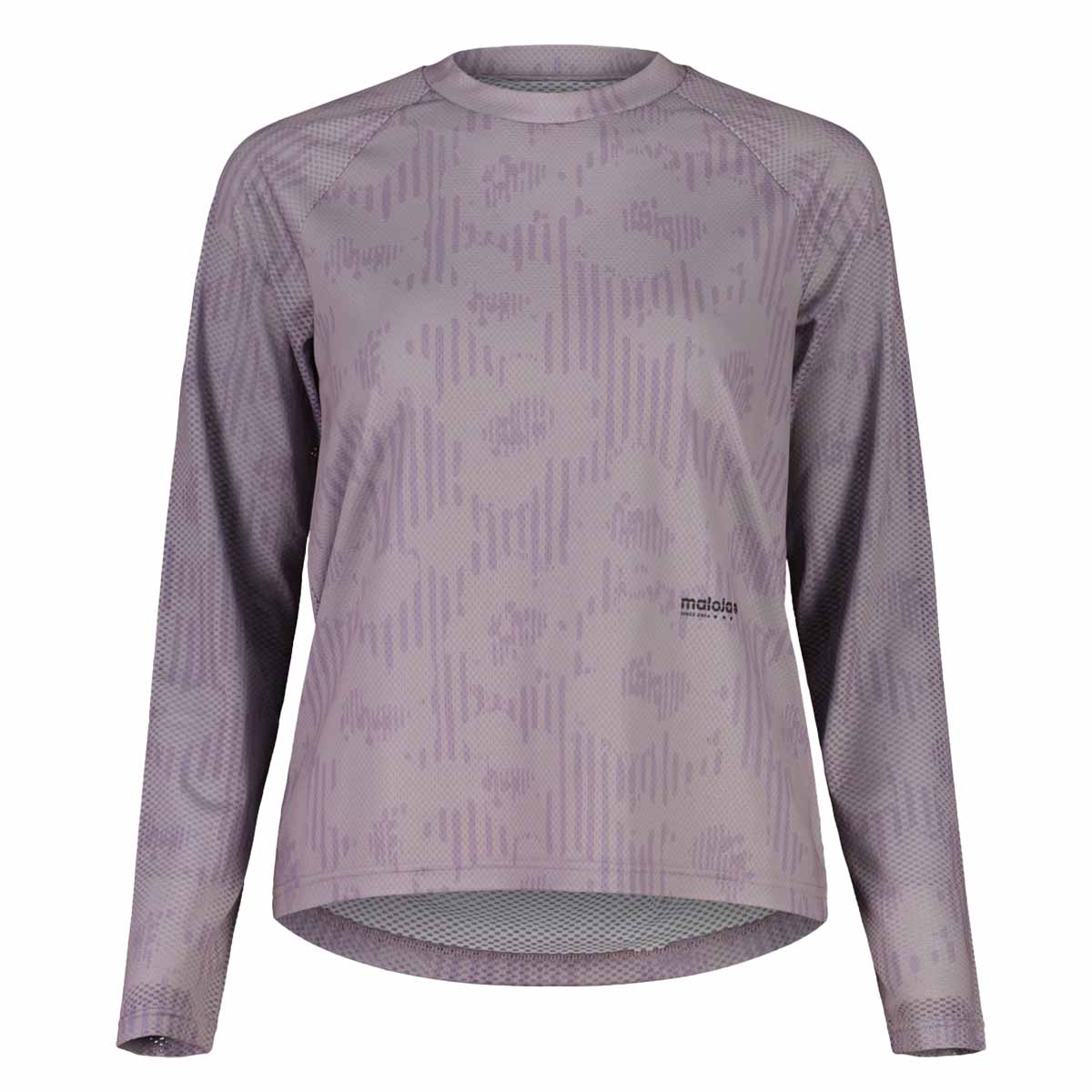 Maloja BaldoM. Long Sleeve Jersey Women's in Smoky Purple Stripeflower